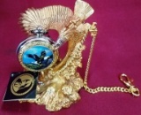 NEW EAGLE POCKET WATCH FROM THE FRANKLIN MINT