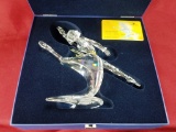 SWAROVSKI CRYSTAL BALLET DANCER WITH BLUE BOX