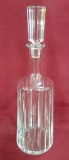 SIGNED BACCARAT DECANTER WITH STOPPER