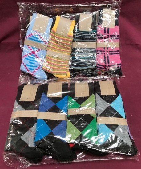 LOT OF (2) PACKAGES OF "ALBERTO CARDINALI"  NEW SOCKS