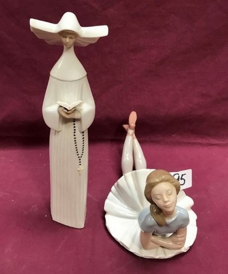 LOT OF TWO LLADRO (ONE IS SIGNED & DATED)