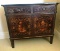 NICE INLAID ENTRY CABINET