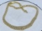 10KT YELLOW GOLD 5.00CTS DIAMOND NECKLACE