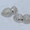 14KT WHITE GOLD 1.00CTS DIAMOND EARRINGS