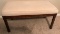 WHITE CUSHION BENCH (2 OF 2)