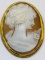 14KT GOLD VICTORIAN CARVED CAMEO