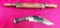 ORNATE CARVING KNIFE SET & DAGGER
