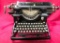 WOODSTOCK ANTIQUE BLACK TYPE WRITER