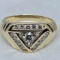 14KT YELLOW GOLD 1.11CTS DIAMOND RING