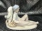 BOY SITTING WITH BAT LLADRO