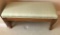 DESIGNER GOLD COLOR LEGS BENCH