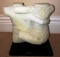 DESIGNER COUPLE HUGGING BUST ON BASE