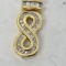 14KT YELLOW GOLD .75CTS  DIAMOND PENDANT