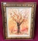 SIGNED FRAMED ARTWORK - ORANGE TREE