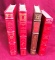 LOT OF 4 LEATHER BOOKS - CLASSIC BOOKS