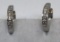 14KT WHITE GOLD DIAMOND EARRINGS