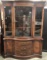 1950'S MAHOGANY CHINA CABINET