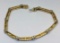 10KT YELLOW GOLD 1.25CTS DIAMOND BRACELET 9.8GRS