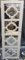 NICE DECORATIVE WHITE WALL MIRROR W/ HIDDEN JEWELRY ARMOIRE