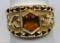 14KT YELLOW GOLD CITRINE RING 6.9GRS