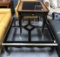 GLASS TOP BLACK COFFEE & END TABLE