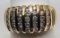 14KT YELLOW GOLD 1.00CTS DIAMOND RING 6.1GRS