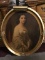 OVAL FRAMED LIGHTED ARTWORK (NOT ANTIQUE)