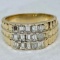 14KT YELLOW GOLD 1.75CTS MEN'S DIAMOND RING