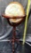 WORLD GLOBE ON CHERRY COLOR STAND