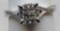 10KT WHITE GOLD DIAMOND RING 3.4GRS
