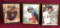 LOT OF (3) SIGNED FRAMED BASEBALL PHOTOS