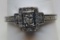 10KT WHITE GOLD DIAMOND RING 3.1GRS