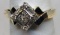 10KT YELLOW GOLD DIAMOND RING 2.7GRS