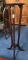 MAHOGANY TALL PEDESTAL PLANT STAND