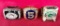 LOT OF (3)  CHAMPIONSHIP REPLICA RINGS