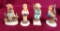 LOT OF FOUR GERMAN HUMMEL/GOEBEL PORCELAIN FIGURINES