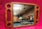 ANTIQUE OAK FRAMED MIRROR