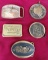 LOT OF (5) ASSORTED BELT BUCKLES