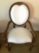 SINGLE OVAL BACK OCCASIONAL ARM CHAIR FROM ESTATE