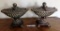 PAIR OF DCOR CENTER PIECES W/ LIDS