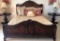 CALIFORNIA KING ELEGANT MAHOGANY FRAMED BED