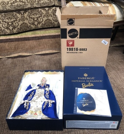 FABERGE IMPERIAL COLLECTIBLE BARBIE W/ ORIGINAL BOX