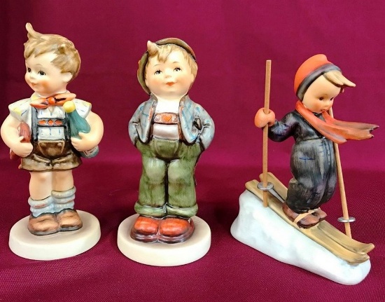 LOT OF THREE GERMAN GOEBEL PORCELAIN FIGURINES