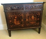 NICE INLAID ENTRY CABINET
