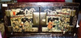 EXTREMELY OLD ASIAN HAND PAINTED CABINET  - 32
