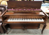 WALNUT UPRIGHT PIANO BY ACROSONIC