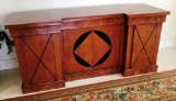 ELEGANT 4 DOOR INLAID CABINET/TV STAND