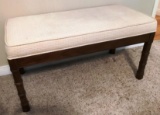 WHITE CUSHION BENCH (1 OF 2)