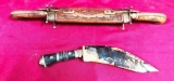 ORNATE CARVING KNIFE SET & DAGGER
