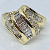 18KT YELLOW GOLD 1.50CTS DIAMOND RING